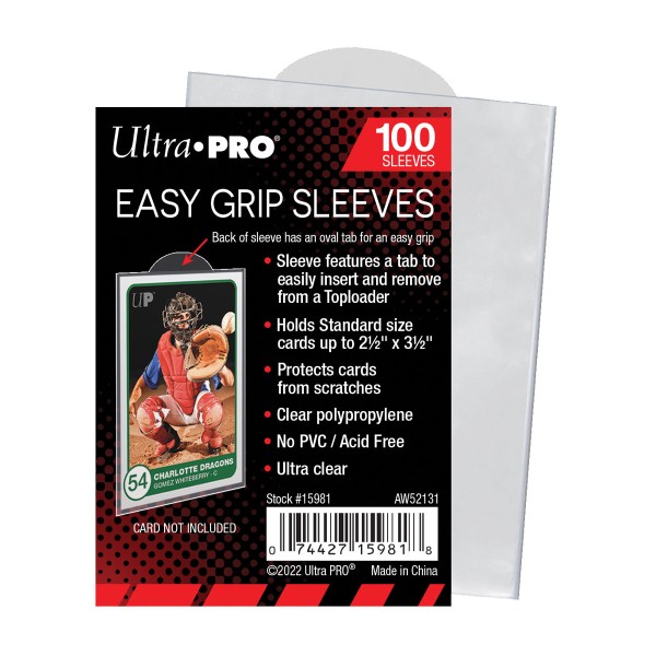 UP Obaly na karty Easy Grip ULTRA PRO (100 ks)