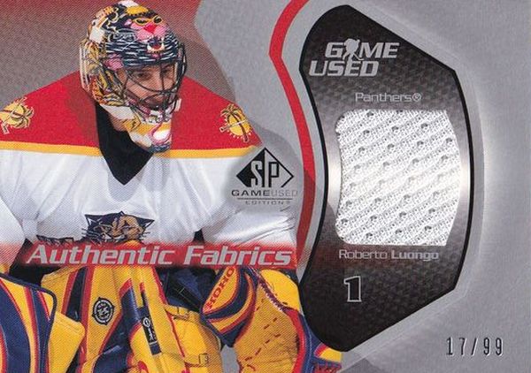 jersey karta ROBERTO LUONGO 03-04 Titanium Hobby Number Parallel