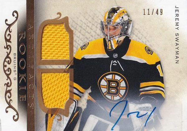 Jeremy Swayman Boston Bruins Autographed 2021-22 Upper Deck