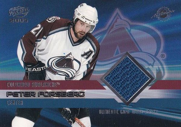 Peter Forsberg Card 2003-04 Pacific Jerseys #8