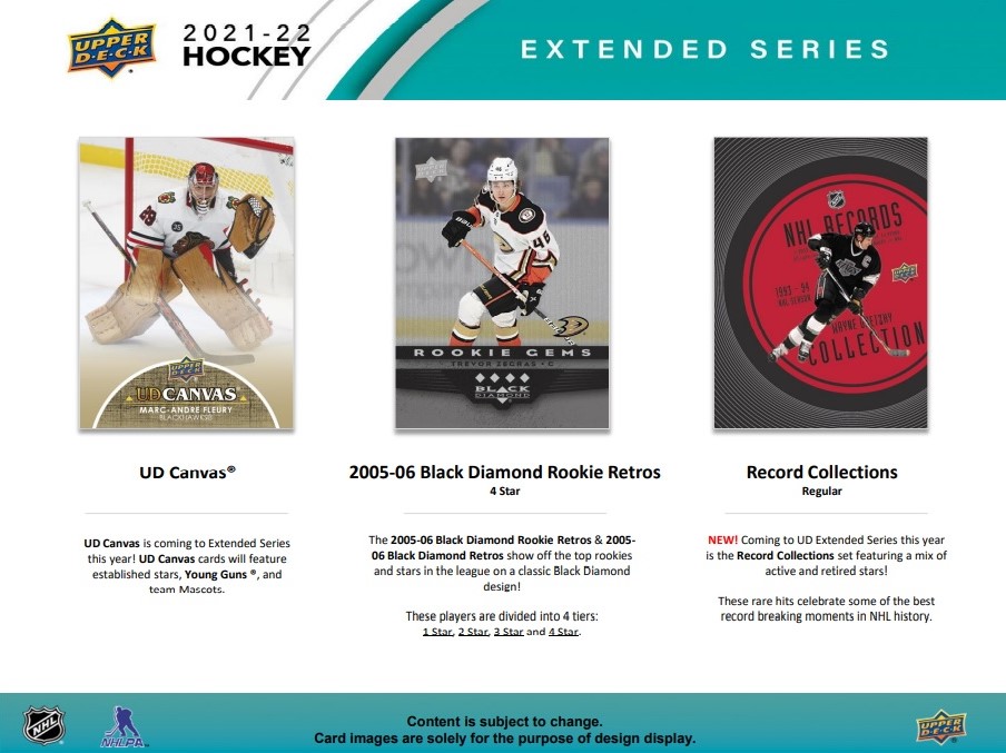 2021-22 Upper Deck Extended Series Hockey FAT Pack Box