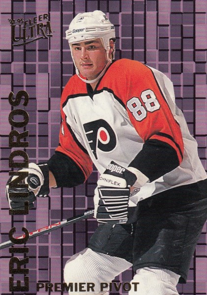 insert karta ERIC LINDROS 94-95 Fleer Ultra Premier Pivot číslo 6 of 10