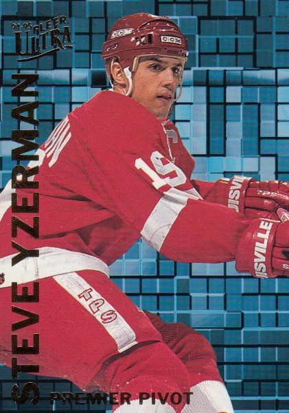 insert karta STEVE YZERMAN 94-95 Fleer Ultra Premier Pivot číslo 10 of 10