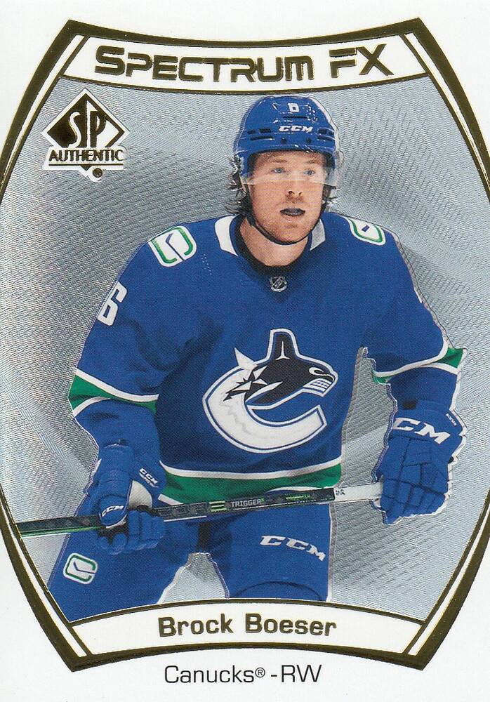 insert karta BROCK BOESER 21-22 SP Authentic Spectrum FX číslo S-27