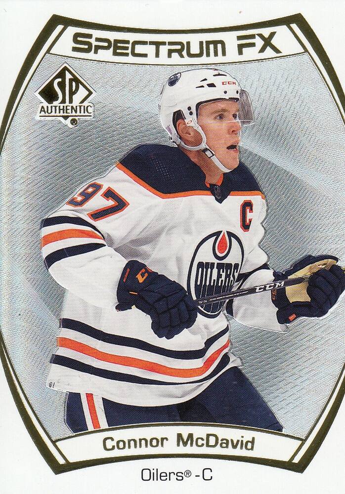 insert karta CONNOR McDAVID 21-22 SP Authentic Spectrum FX číslo S-1