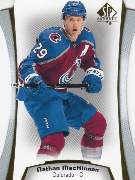 insert karta NATHAN MacKINNON 21-22 SP Authentic Die-Cut číslo DC-5