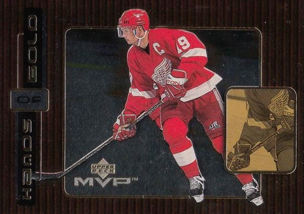 insert karta STEVE YZERMAN 99-00 MVP Hands of Gold číslo H10