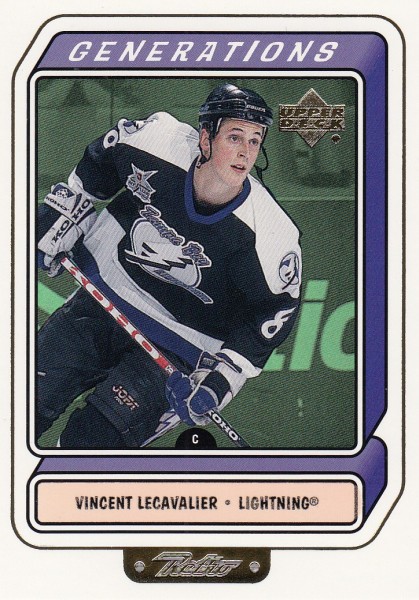 insert karta VINCENT LECAVALIER 99-00 UD Retro Generations číslo G5C