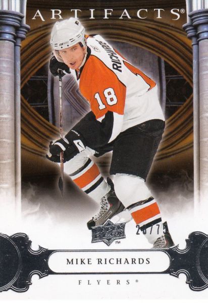 paralel karta MIKE RICHARDS 09-10 Artifacts Silver /75