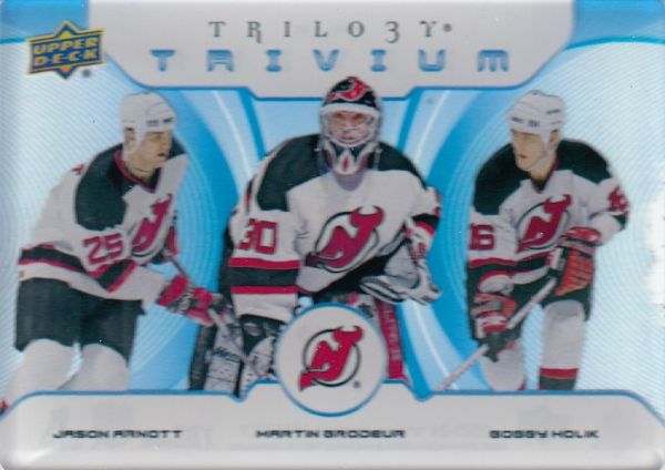 insert karta ARNOTT/BRODEUR/HOLÍK 23-24 Trilogy Trivium číslo TR-15