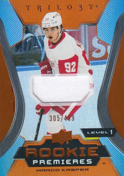 jersey RC karta MARCO KASPER 23-24 Trilogy Common Rookie Premieres Jersey /499