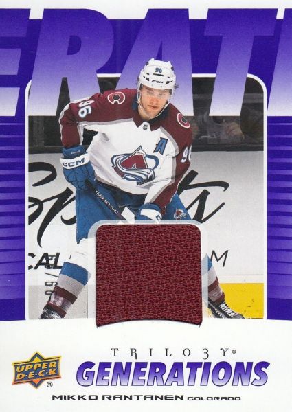 jersey karta MIKKO RANTANEN 23-24 Trilogy Generations Jersey /99