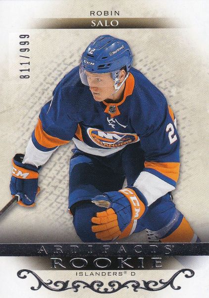 insert RC karta ROBIN SALO 21-22 Artifacts Rookie Extended /999