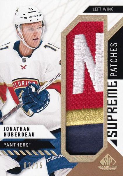 patch karta JONATHAN HUBERDEAU 18-19 SPGU Supreme Patches /15