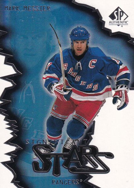 insert karta MARK MESSIER 00-01 SP Authentic Significant Stars číslo ST5