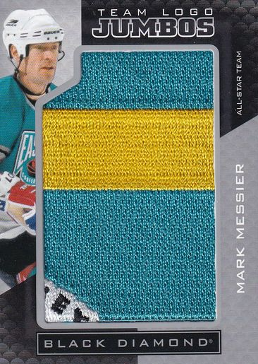 patch karta MARK MESSIER 21-22 Black Diamond Team Logo Jumbos číslo TLAS-MM