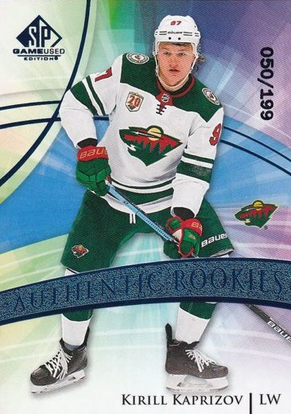 insert RC karta KIRILL KAPRIZOV 20-21 SPGU Authentic Rookies Blue Burst /199