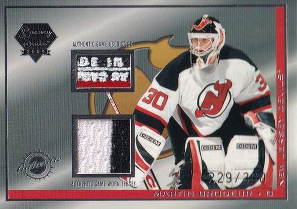 jersey stick karta MARTIN BRODEUR 03-04 Luxury Suite /300