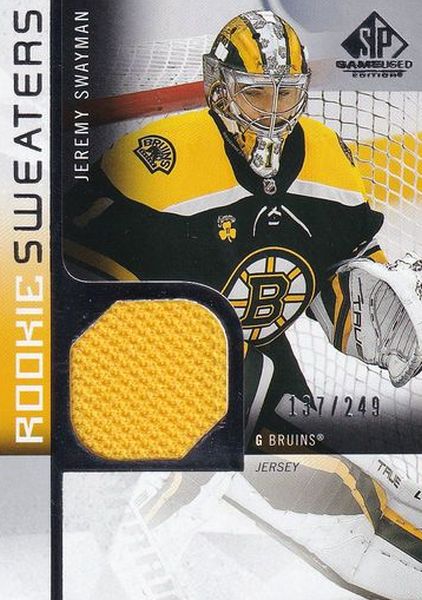 jersey RC karta JEREMY SWAYMAN 21-22 SPGU Rookie Sweaters /249