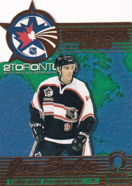 insert karta JOE SAKIC 99-00 Omega North America All-Stars číslo 3