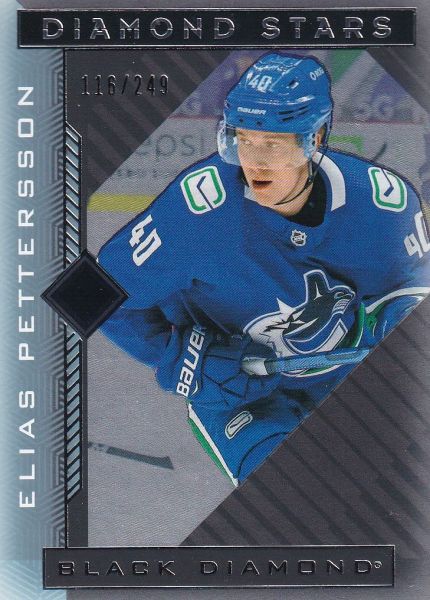 insert karta ELIAS PETTERSSON 21-22 Black Diamond Diamond Stars /249