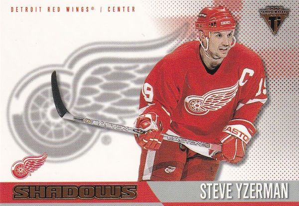 insert karta STEVE YZERMAN 01-02 Titanium Shadows číslo 5