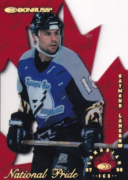 insert karta DAYMOND LANGKOW 97-98 Donruss Canadian Ice National Pride /1997