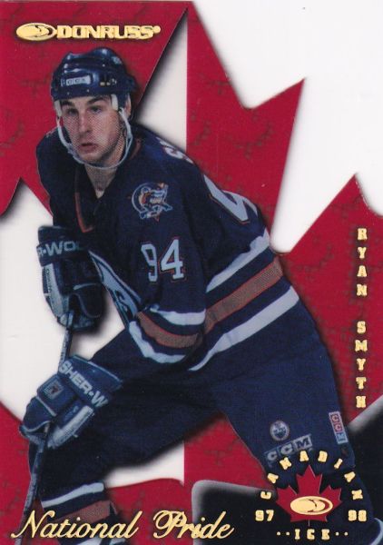 insert karta RYAN SMYTH 97-98 Donruss Canadian Ice National Pride /1997