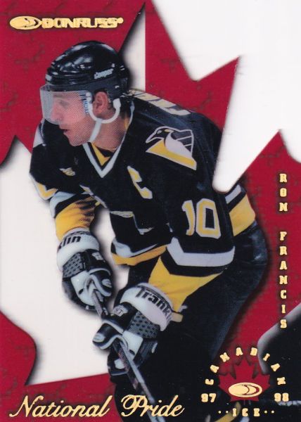 insert karta RON FRANCIS 97-98 Donruss Canadian Ice National Pride /1997
