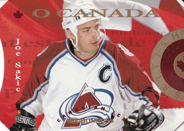 insert karta JOE SAKIC 96-97 Canadian Ice O Canada /2000