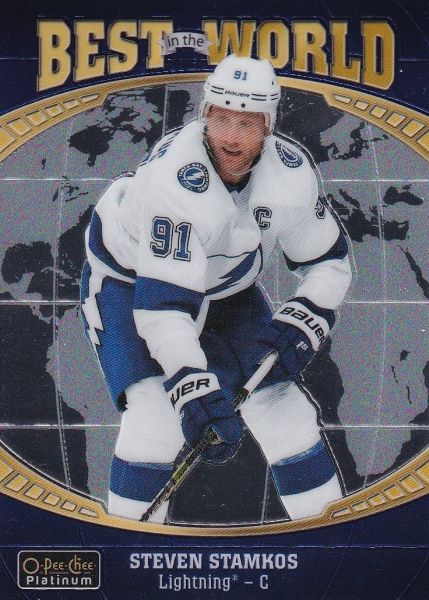 insert karta STEVEN STAMKOS 19-20 OPC Platinum Best in the World číslo BW-7