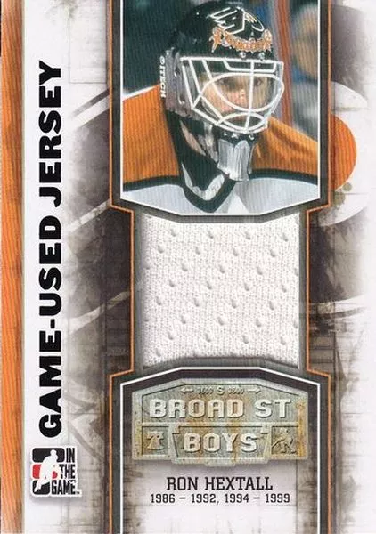 jersey karta RON HEXTALL 11-12 Broad Street Boysn Jersey /120