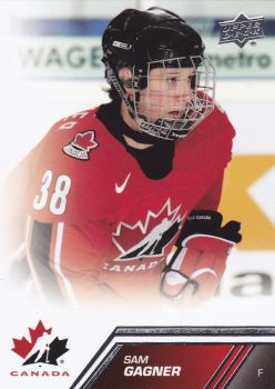 řadová karta SAM GAGNER 13-14 UD Team Canada číslo 79