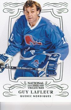 paralel karta GUY LAFLEUR 13-14 National Treasures Emerald /5