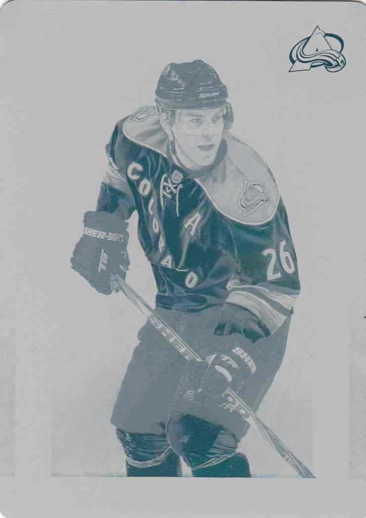 insert karta PAUL STASTNY 13-14 National Treasures Printing Plate Cyan 1/1