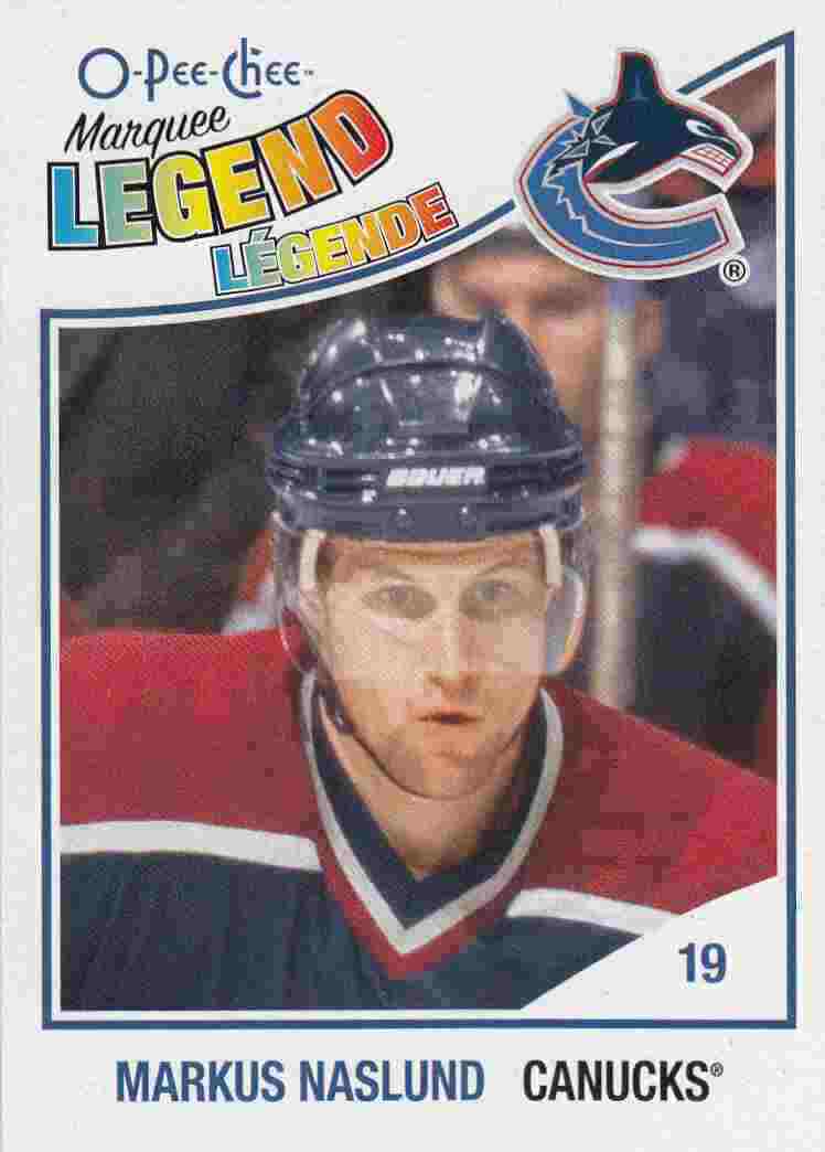 insert karta MARKUS NASLUND 10-11 OPC Marquee Legend číslo 557