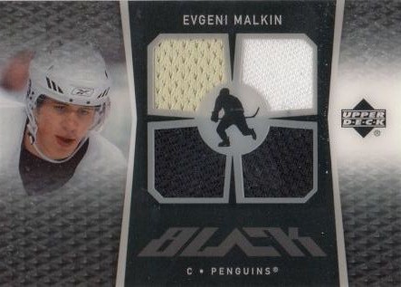 jersey karta EVGENI MALKIN 07-08 UD Black číslo BI-EM