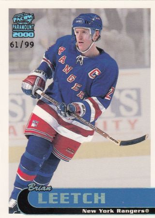 paralel karta BRIAN LEETCH 99-00 Paramount Holographic Silver /99