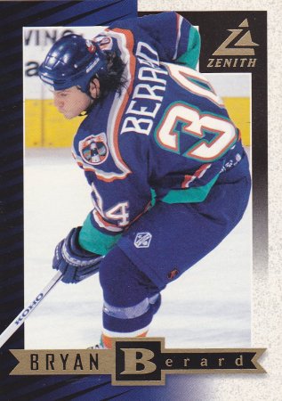 řadová karta BRYAN BERARD 97-98 Pinnacle Zenith číslo 53