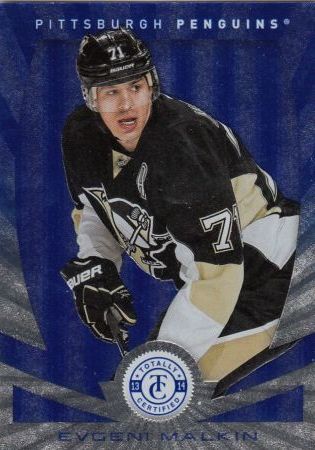 paralel karta EVGENI MALKIN 13-14 Totally Certified Blue /50