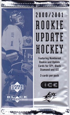 2000-01 Upper Deck Rookie Update Hockey Hobby Balíček