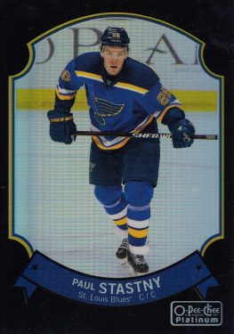 paralel karta PAUL STASTNY 14-15 OPC Platinum Retro Rainbow Black /100