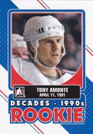 insert RC karta TONY AMONTE 13-14 ITG Decades 1990s Rookie číslo DR-09