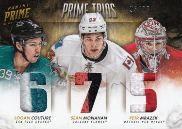 patch karta COUTURE/MONAHAN/MRÁZEK 13-14 Prime Prime Trios /25