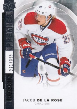 insert RC karta JACOB DE LA ROSE 15-16 UD Premier Rookie /399