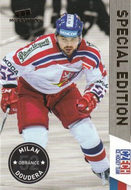 paralel karta MILAN DOUDERA 15-16 Czech Ice Hockey Team Gold /50