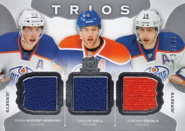 jersey karta NUGENT-HOPKINS/HALL/EBERLE 15-16 UD The Cup Trios /40