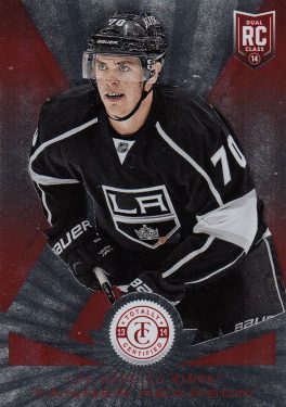 insert RC karta TANNER PEARSON 13-14 Totally Certified Platinum Red /100