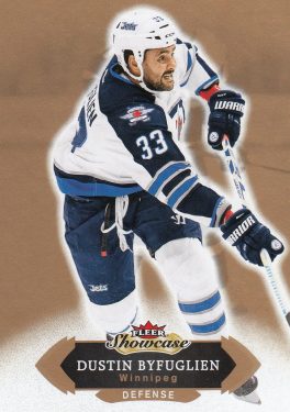 řadová karta DUSTIN BYFUGLIEN 16-17 Fleer Showcase číslo 90