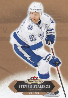 řadová karta STEVEN STAMKOS 16-17 Fleer Showcase číslo 50